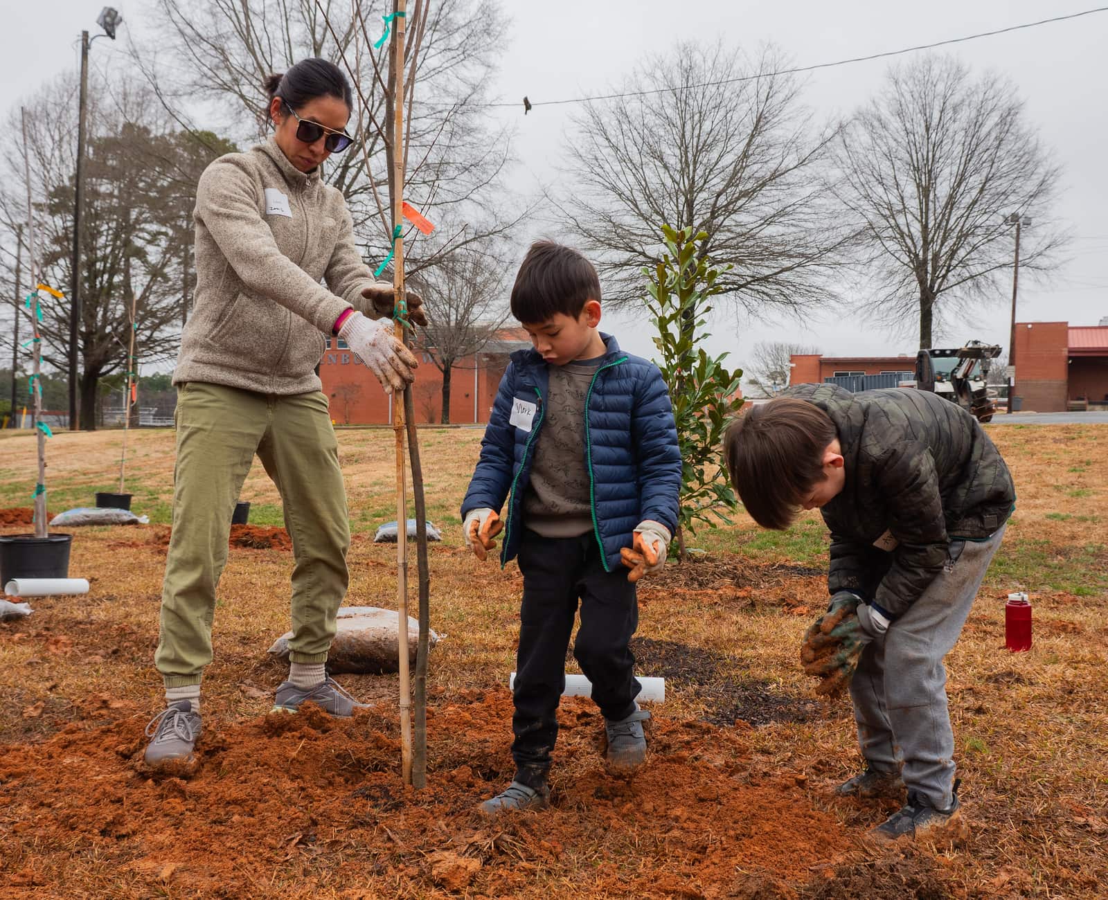 Community planting event